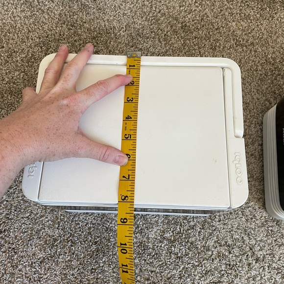 Vintage Igloo x Audi lunch box ice chest coolers set of two white black - Picture 10 of 10